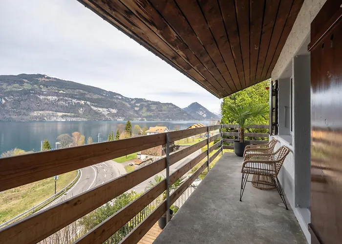 Apartment Bijou Side Panorama - Seeblick Und Erholung Nahe Interlaken