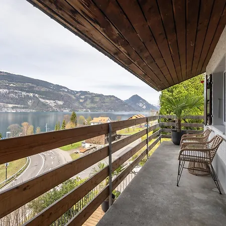 Lägenhet Bijou Side Panorama - Seeblick Und Erholung Nahe Interlaken